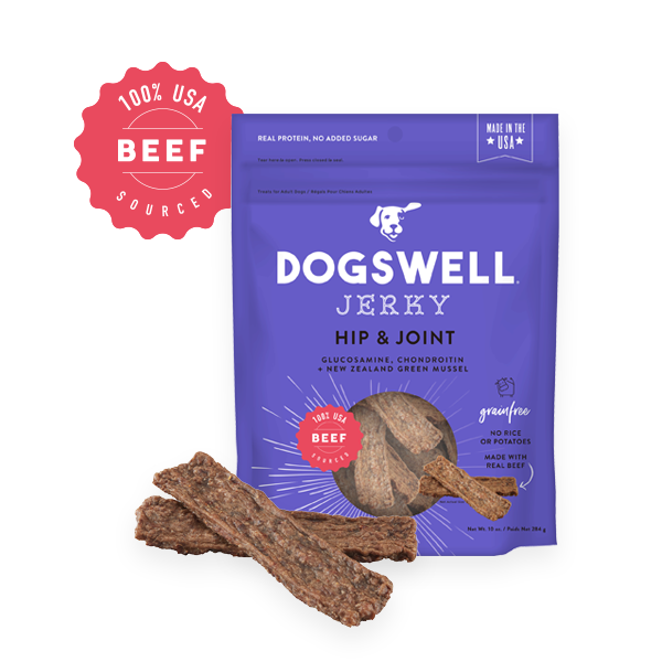Hip & Joint Beef Jerky Dogswell