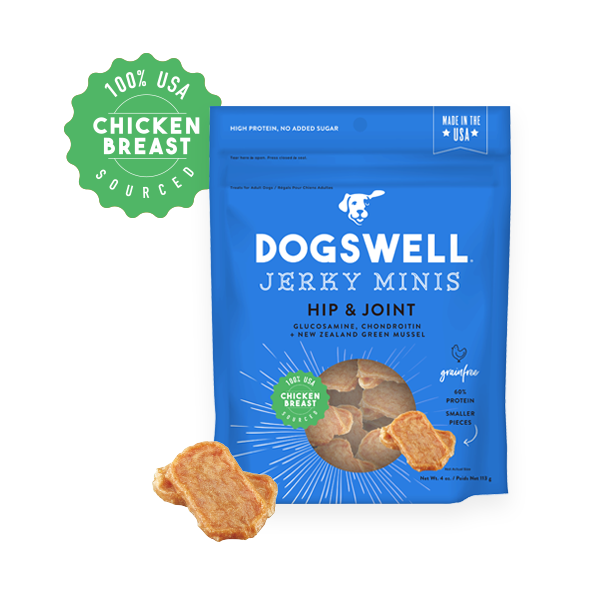 Hip & Joint Chicken Mini Jerky Dogswell